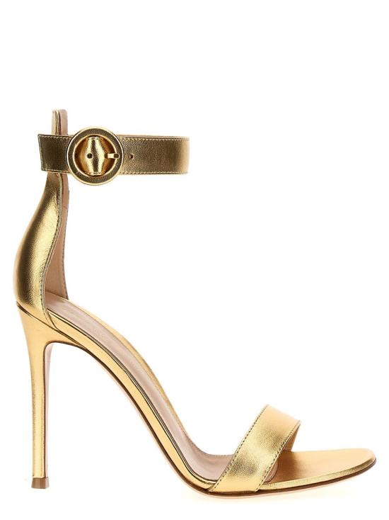  지안비토로시 샌들 G6109615RICNPSMEKO GOLD - GIANVITO ROSSI