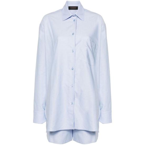 24FW 안다마네 셔츠 T166419A TNC164 LDENI BLUE - ANDAMANE