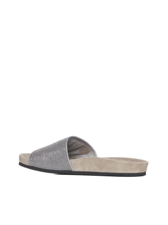  브루넬로 쿠치넬리 샌들 MZMIG1390 C6351 LITIO ARGENTO RUTENIO - BRUNELLO CUCINELLI