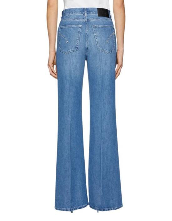 24SS 돈답 스트레이트 팬츠 DP619 DF0266 GZ6 800 BLUE - DONDUP
