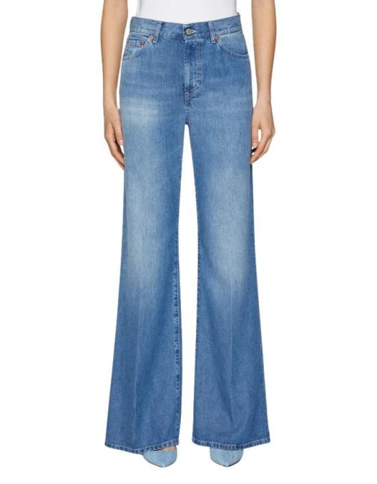 24SS 돈답 스트레이트 팬츠 DP619 DF0266 GZ6 800 BLUE - DONDUP