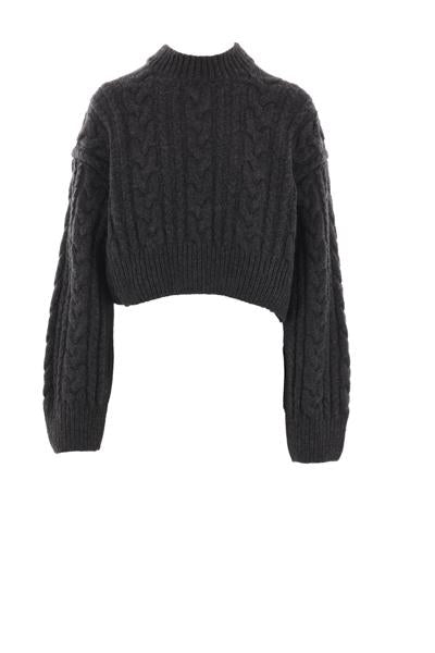 24FW 세실리아 반센 스웨터 KNI51003CHARCOALGREY CHARCOAL GREY - CECILIE BAHNSEN