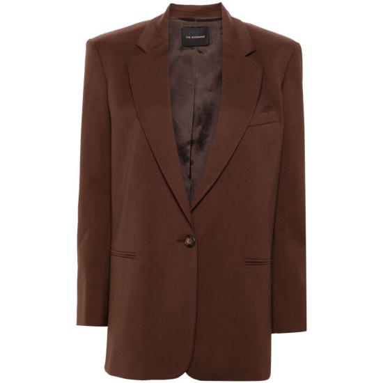 24FW 안다마네 수트 자켓 T163001A TNW037 HCHOC BROWN - ANDAMANE