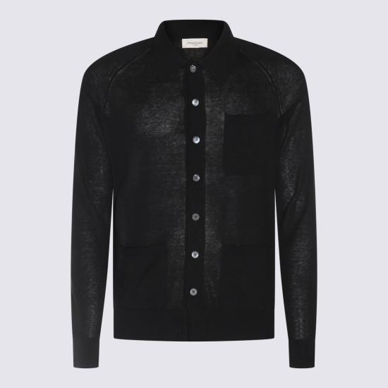 24SS 피아젠차 가디건 1091989F37753 Black - PIACENZA 1733