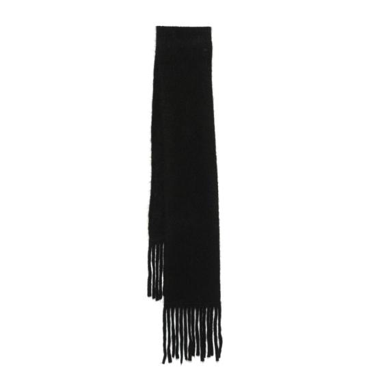 FUZZY SCARF BLACK