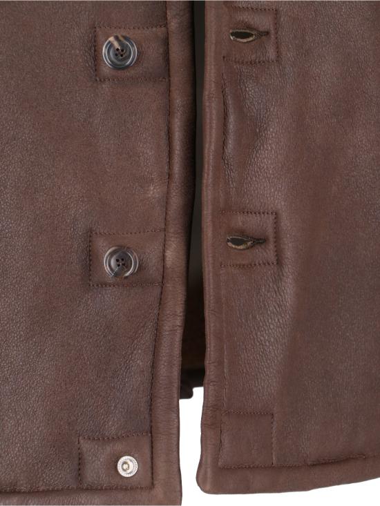 M4249AR RUSTIC GRAIN BROWN SHEARLING