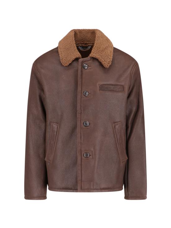 M4249AR RUSTIC GRAIN BROWN SHEARLING