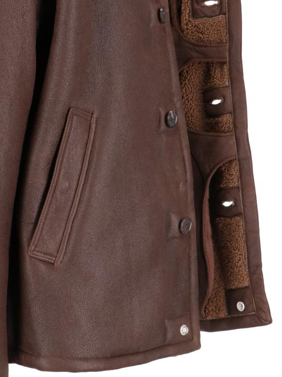 M4249AR RUSTIC GRAIN BROWN SHEARLING