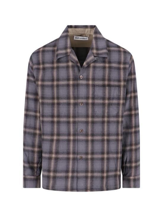 M4242HDGOYSTER CHECK HAIRY FLANNEL