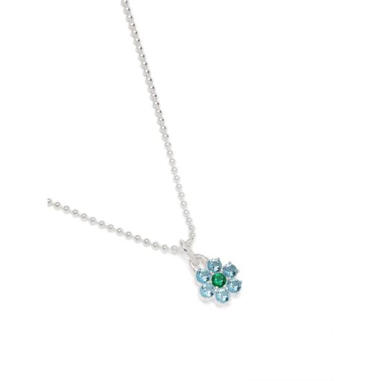 HL W4 167 08 DAISY PEND SILVER BLUE