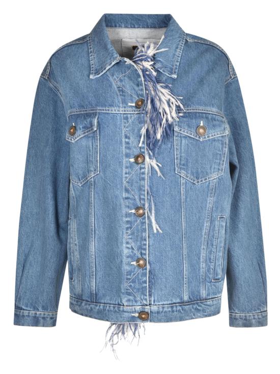 23SS 시모네타 데님 자켓 JA162D1 BLUE 400 - SIMONETTA