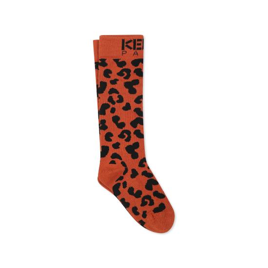 24FW [키즈] 겐조 발목 양말 K60524 372 ORANGE - KENZO