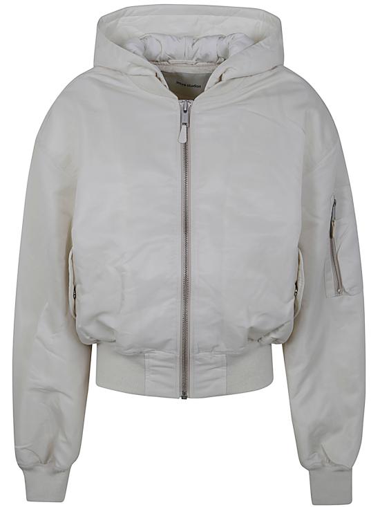 24FW 엔타이어 스튜디오 후드 티셔츠 ES2539IV IVORY - ENTIRE STUDIOS