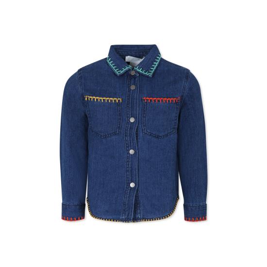 23FW [키즈] 스텔라 맥카트니 셔츠 TT5A20 Z1267 618 DENIM - STELLA MCCARTNEY