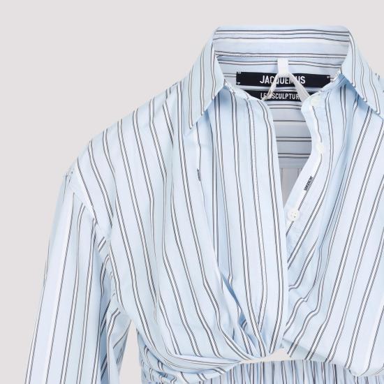 233SH042 1140 3FE PRINT BLUE STRIPE