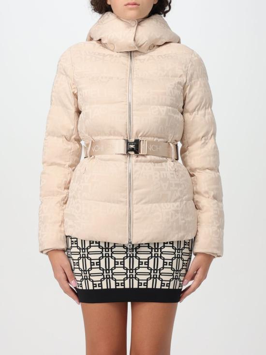 24FW 엘리자베타프랜치 패딩 PI70D CI4 Beige - ELISABETTA FRANCHI