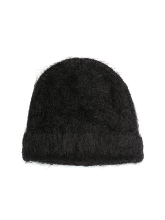 FW23FUZZYBEANIEBLA BLACK