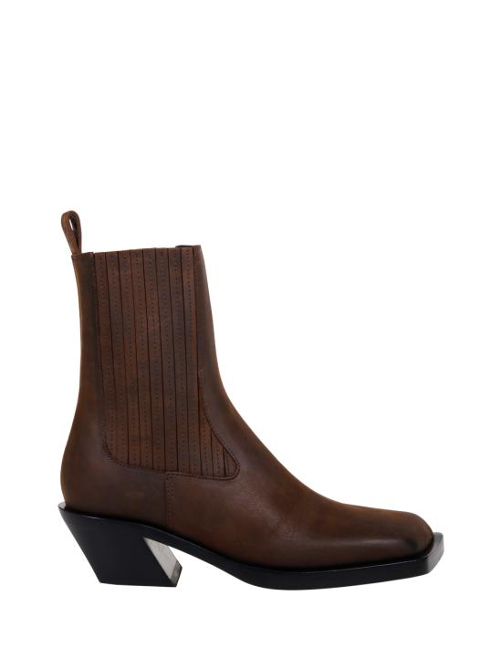 CHIARA CHELSEA BOOT 40 CALF WAXED BROWN