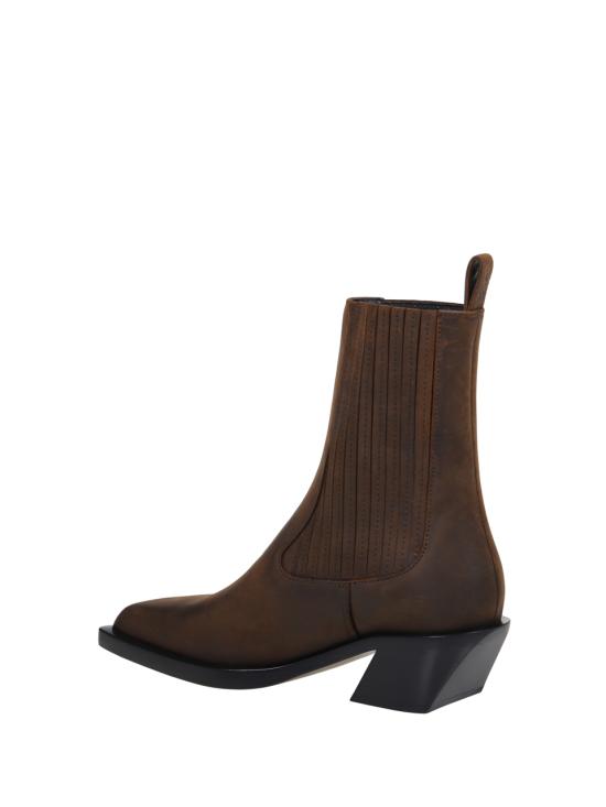 CHIARA CHELSEA BOOT 40 CALF WAXED BROWN