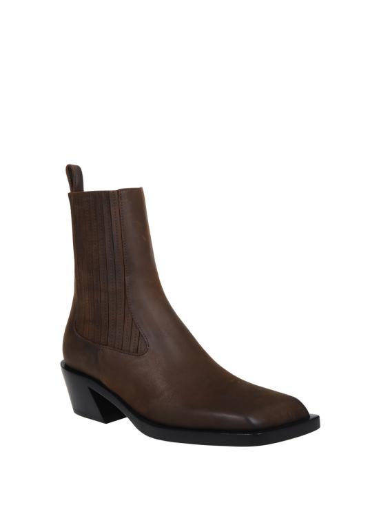 CHIARA CHELSEA BOOT 40 CALF WAXED BROWN