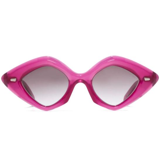 9126 A9 48MM OPAL FUCSIA COLOUR STUDIO ACETATE SUNGLASSES