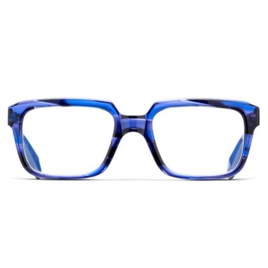 9289 04 54MM STRIPED BLUE HAVANA ACETATE OPTICAL GLASSES