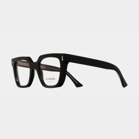 1305 01 BLACK ACETATE OPTICAL GLASSES