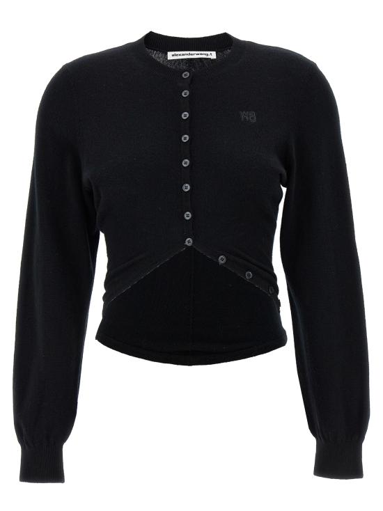 25SS 티바이알렉산더왕 가디건 4KC1253004001 Black - T BY ALEXANDER WANG