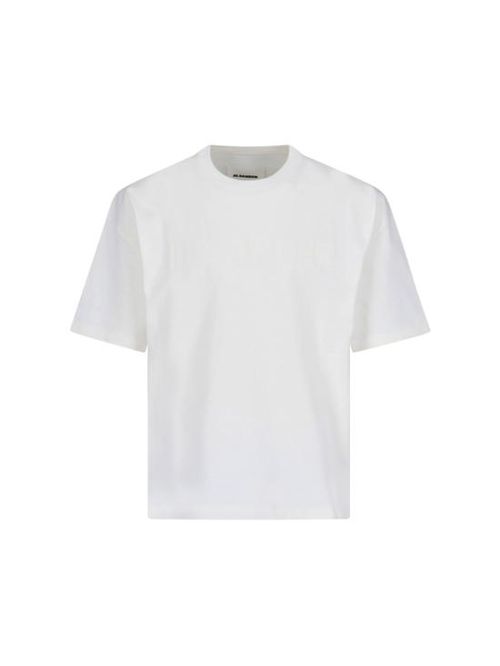 [해외] 25SS 질샌더 반팔 티셔츠 J21GC0168 J20243 102 White