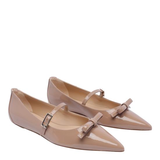 SK139 FELICITY BOW MARY JANE FLAT PATFWN