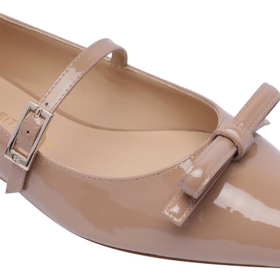 SK139 FELICITY BOW MARY JANE FLAT PATFWN