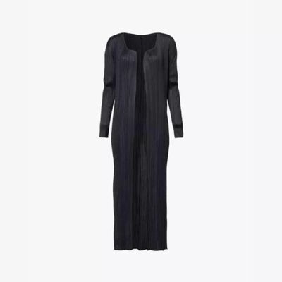 플리츠플리즈 가디건 PP48JA10915 BLACK DOM