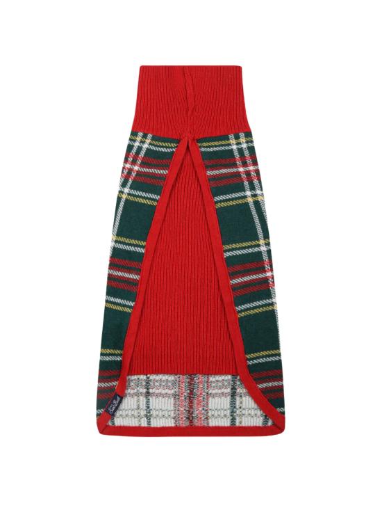 24FW [키즈] 세인트바쓰 애견 코트 PDOG001 02596G 41 EMB THERAPY TARTAN - MC2 SAINT BARTH
