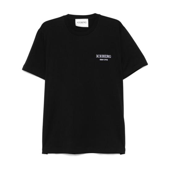 25SS 아이스 비 아이스버그 반팔 티셔츠 6327 F046 9000 BLACK - ICE B ICEBERG