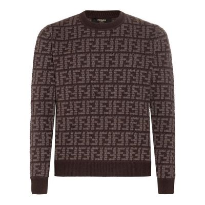 펜디 스웨터 FZX091 APPA F1MH0 BEIGE GREY DOM