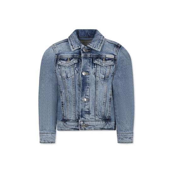25SS [키즈] 캘빈클라인 데님 자켓 24F CKIG0IG02721J IG0IG02721 1BJ DENIM - CALVIN KLEIN