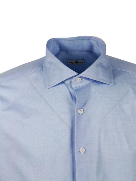 25SS 손리사 긴팔 셔츠 FJ15J134 09 Light Blue - SONRISA