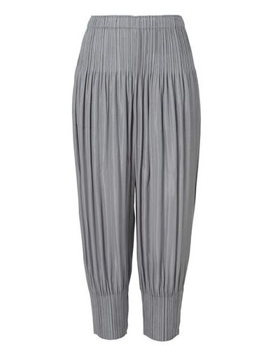 플리츠플리즈 플러피 크롭 팬츠 PP49JF40211 DOM