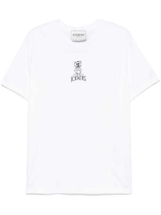 25SS 아이스 비 아이스버그 반팔 티셔츠 F018 63061101 White - ICE B ICEBERG