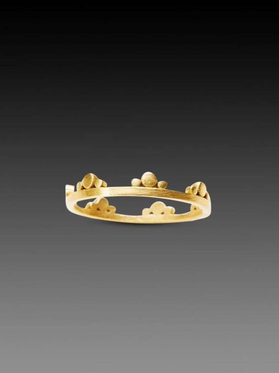 Ananda Khalsa Jewelry 반지 아난다 칼사 사이드 트리오 밴드 링 골드 :: 구하다  Ananda Khalsa Jewelry 반지 아난다 칼사 사이드 트리오... 