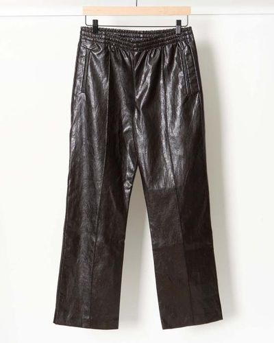 [해외] 넘버 식스 스트레이트 팬츠 No.6 퀸란 팬츠 브라운