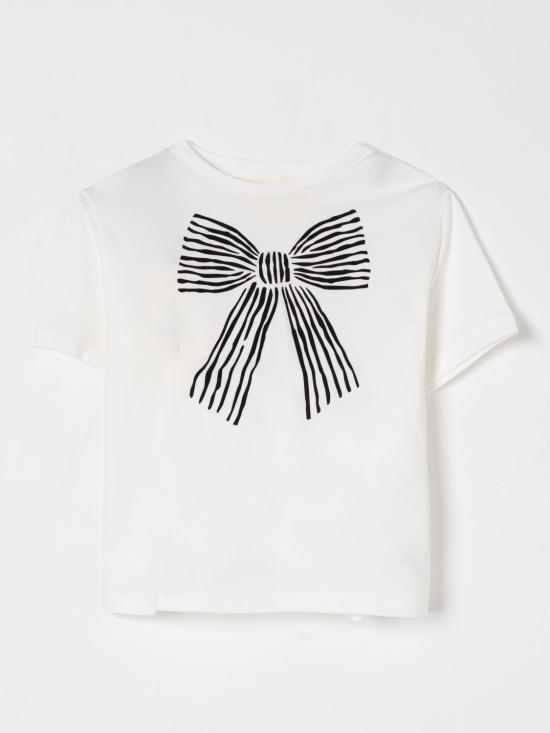 25SS [키즈] 시모네타 티셔츠 SW8A01J0177 101NE Black - SIMONETTA