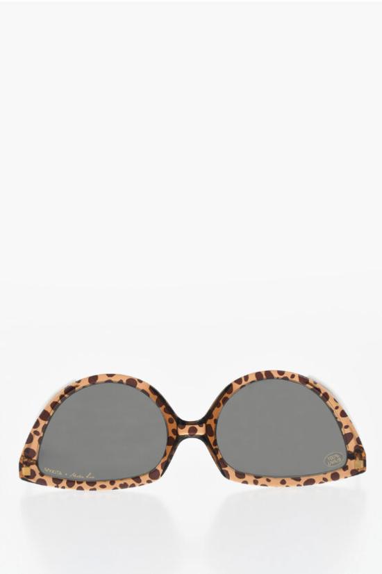 마이키타 선글라스 SOS TopAZ LEOPARD DARKGREY SOLID Marrone Nero - MYKITA