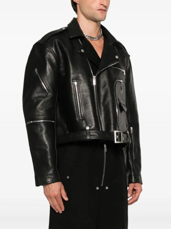  릭 오웬스 가죽 자켓 RR02D6717LHOJP - RICK OWENS