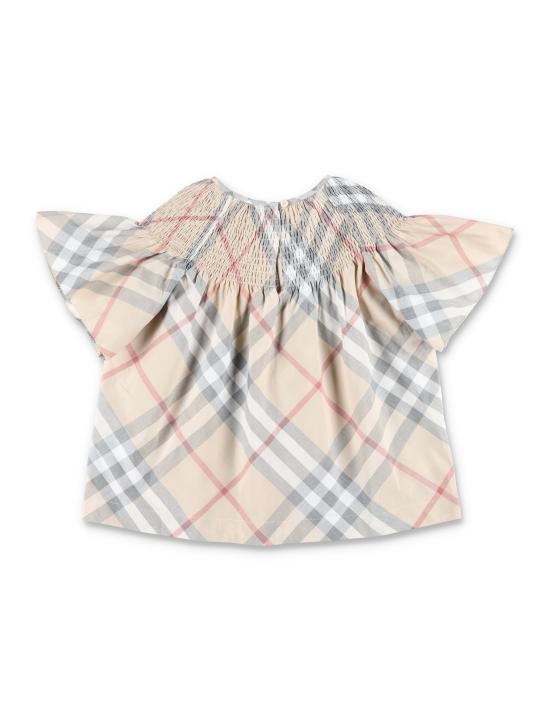 25SS [키즈] 버버리 셔츠 8100059 A2205 PALE STONE IP CHECK - BURBERRY
