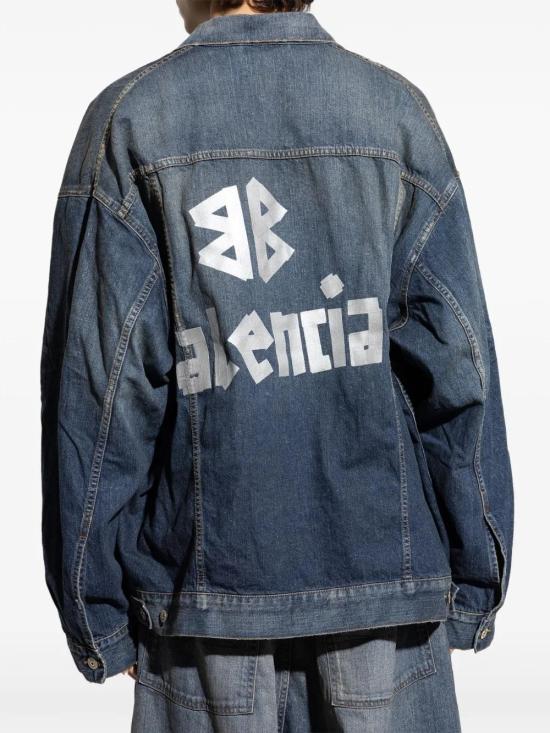  발렌시아가 데님 자켓 738738TRWA7 indigo - BALENCIAGA