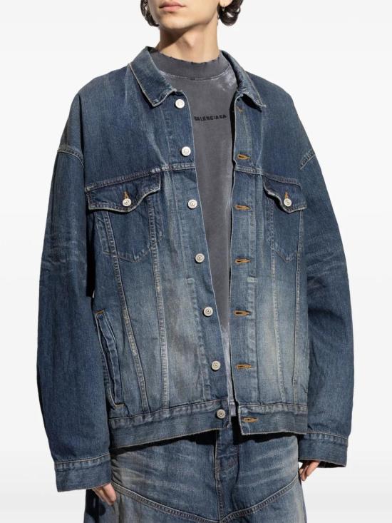  발렌시아가 데님 자켓 738738TRWA7 indigo - BALENCIAGA