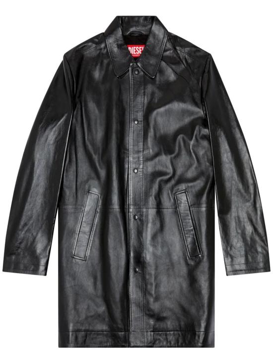  디젤 가죽 자켓 A141250IPAG black - DIESEL