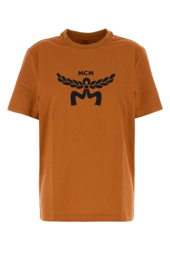 25SS 엠시엠 반팔 티셔츠 MHTFSMM01 CO Camel - MCM