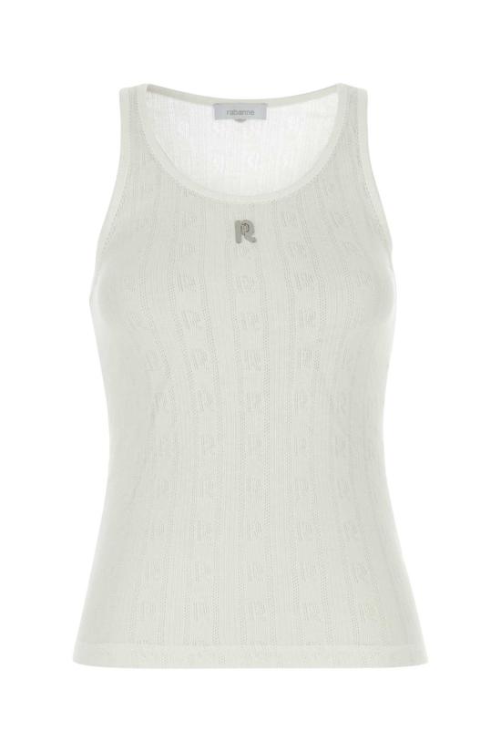 25SS 파코라반 스웨터 25PJTE168CO0557 P100 White - PACO RABANNE
